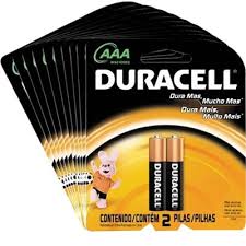 PILHA AAA DURACELL - 2 UNID