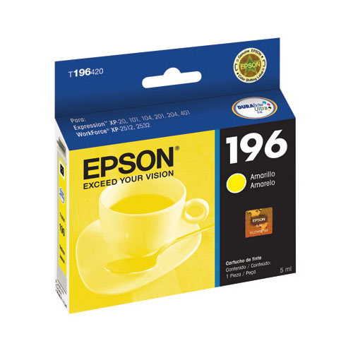 EP 1964 AMARELO ORIGINAL - 80359 CARTUCHO EPSON