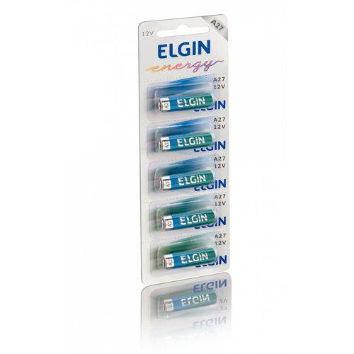 BATERIA 12V - 27A  ALCALINA ELGIN A27 UNIDADE  - 20 10443