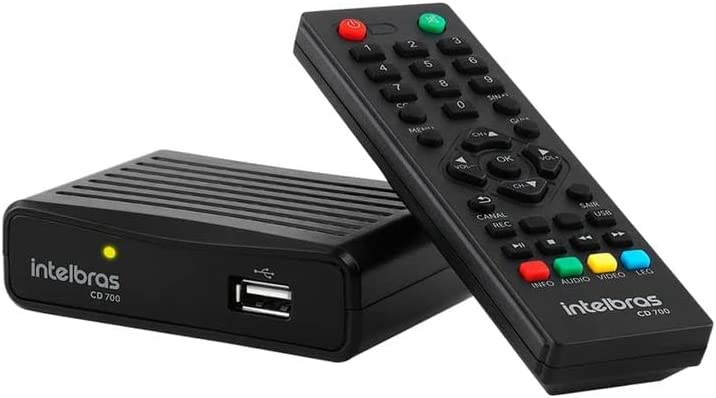 CONVERSOR DIGITAL DE TV COM GRAVADOR CD 700 - INTELBRAS - INTELBRAS - COMUNICACA