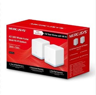 ROTEADOR MESH WIRELESS MERCUSYS - AC1200 HALO S12 (2-PACK) (EU)