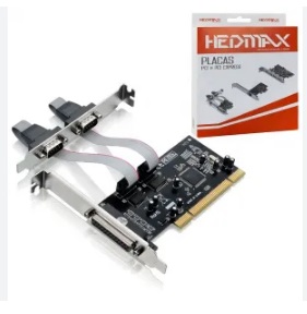 PLACA PCI 02 SERIAL E 01 PARALELO HEDMAX